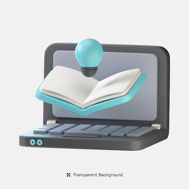 Zoek idee 3d pictogram illustratie