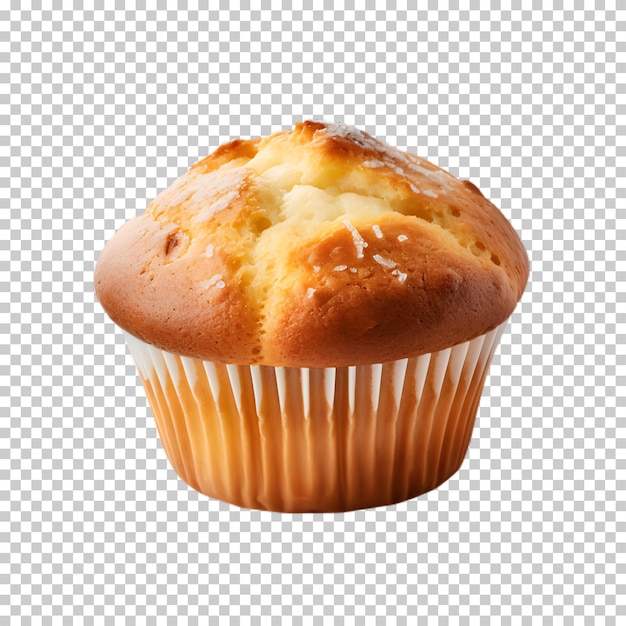 PSD zoete muffin cake geïsoleerd op een doorzichtige achtergrond