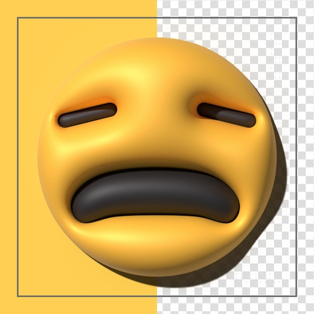 Żółte Emoji Miłosne Emotikony Twarze Z Mimiką Stylizowane Ikony Emoji 3d