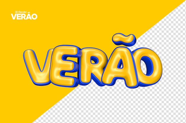Zomer van aanbiedingen label in het Braziliaans Portugees