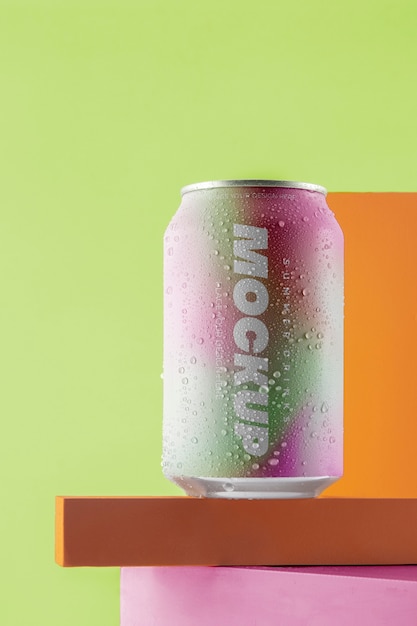 PSD zomerdrank mockup ontwerp