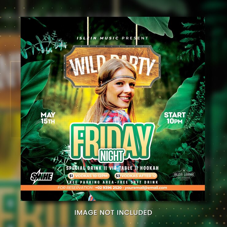 Zomerfeest flyer