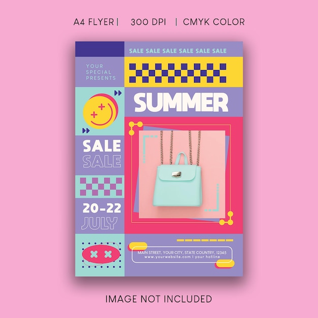 Zomerverkoop Flyer