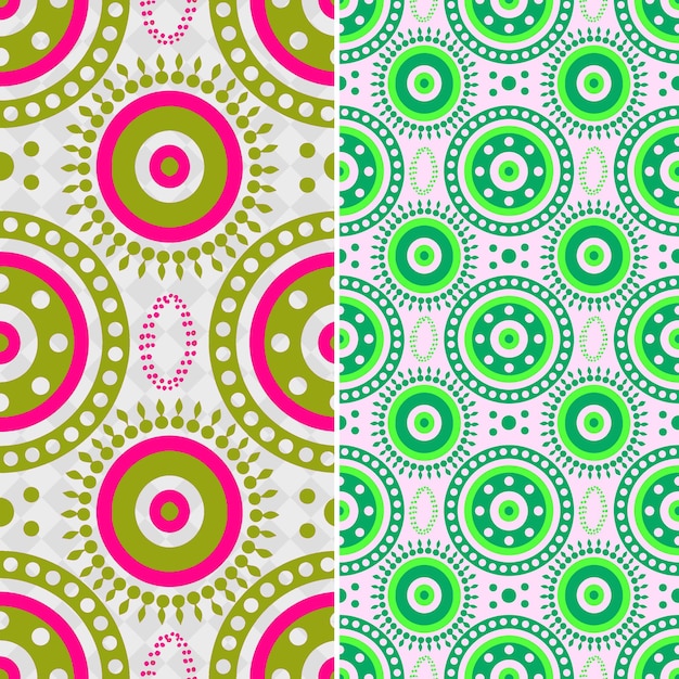 zulu beadwork pattern created with geometric shapes and colo creative abstract geometric vector