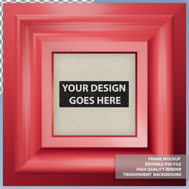 Zwart houten frame voor mockup