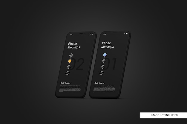 Zwart Scherm van mobiele telefoon