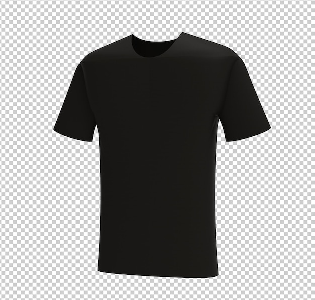 Zwart t-shirtmodel psd