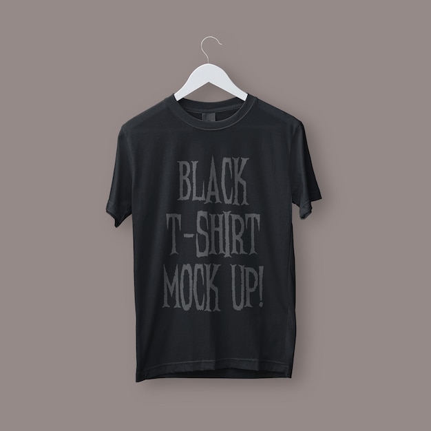 Zwart t-shirtmodel