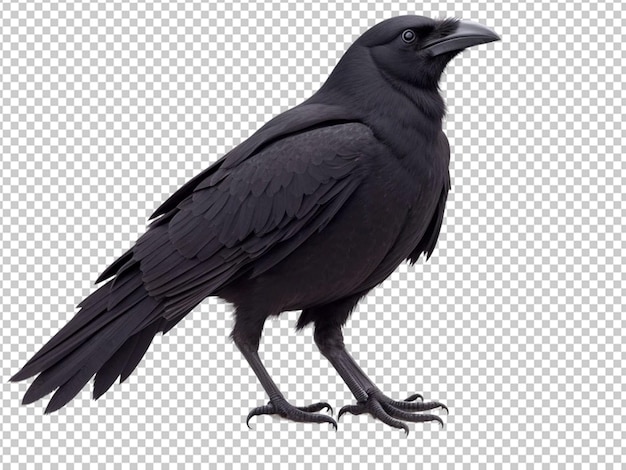 PSD zwarte carrion crow corvus corone