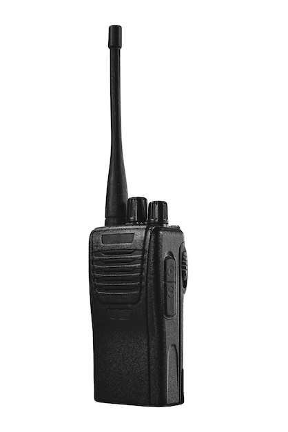 Zwarte walkie-talkie