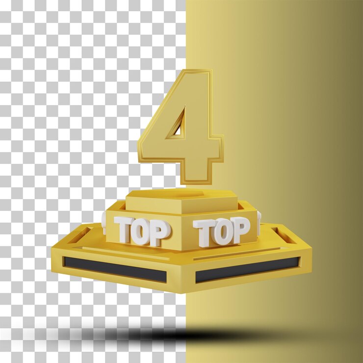 PSD zwycięzca nagrody ribbon gold achievement top four