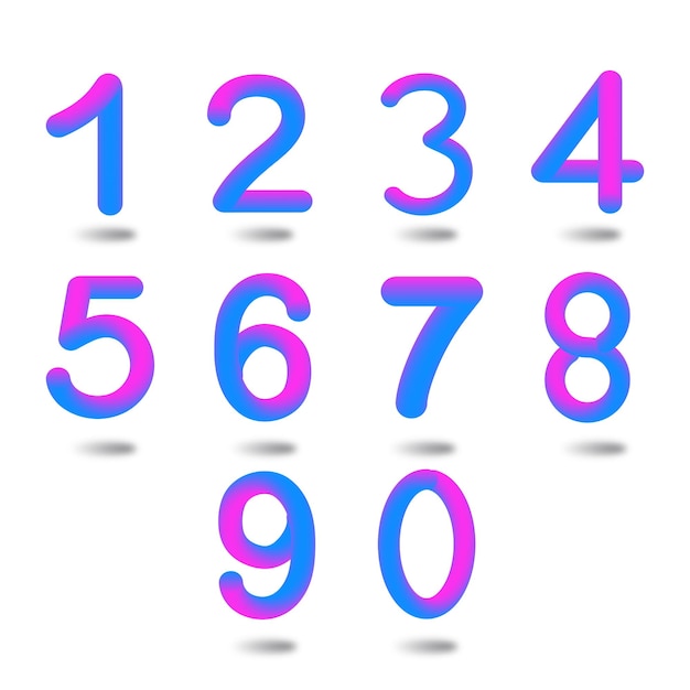 0 to 9 Number collection