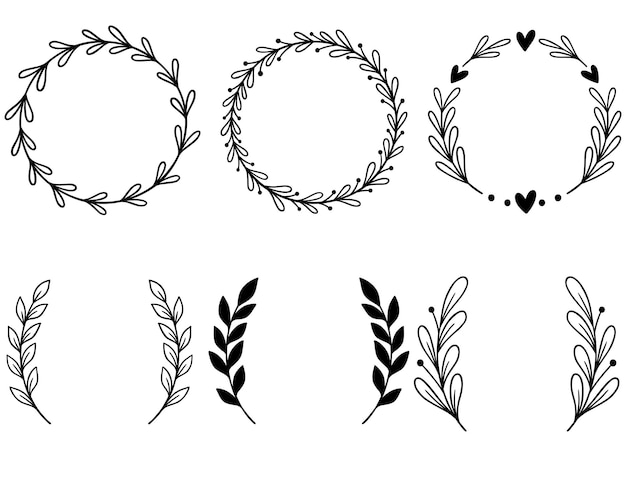 Vector 00034floral wreath