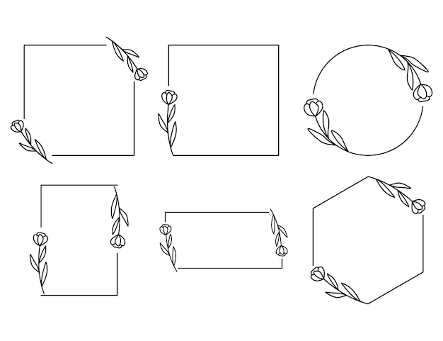 0023Floral frame