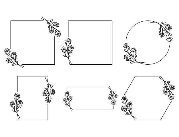 0043floral frame