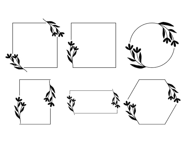 0066Floral frame