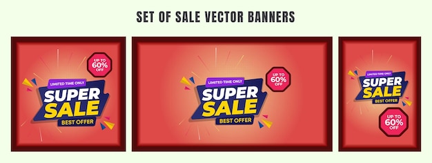 01 super verkoop banner sjabloonontwerp big deal flash sale kortingssjabloon promotieberichten webbanner voor mega hete verkoop promotie korting verkoop banner einde van het seizoen speciale aanbieding banner