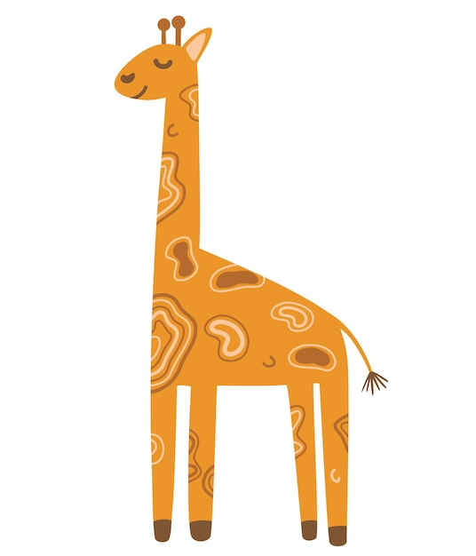 Vettore 0145_giraffa