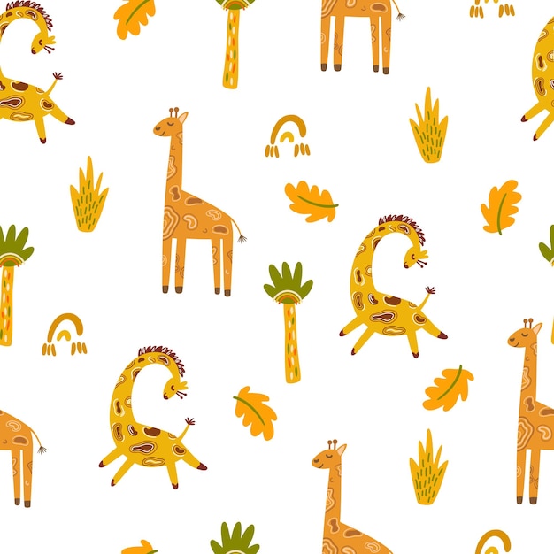0152_giraffen_patroon