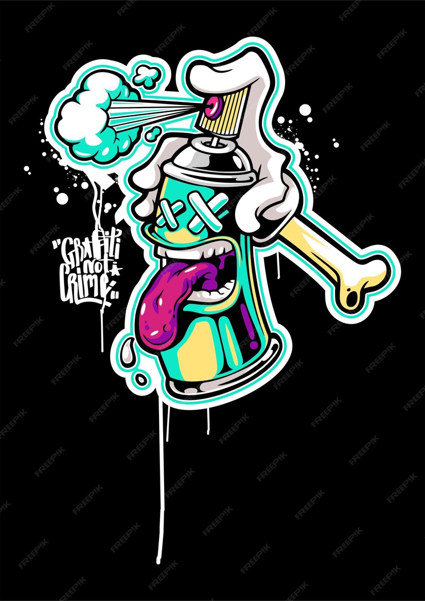 Premium Vector | 02 Graffiti