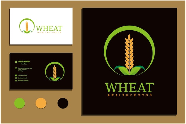 02 wheat food logo