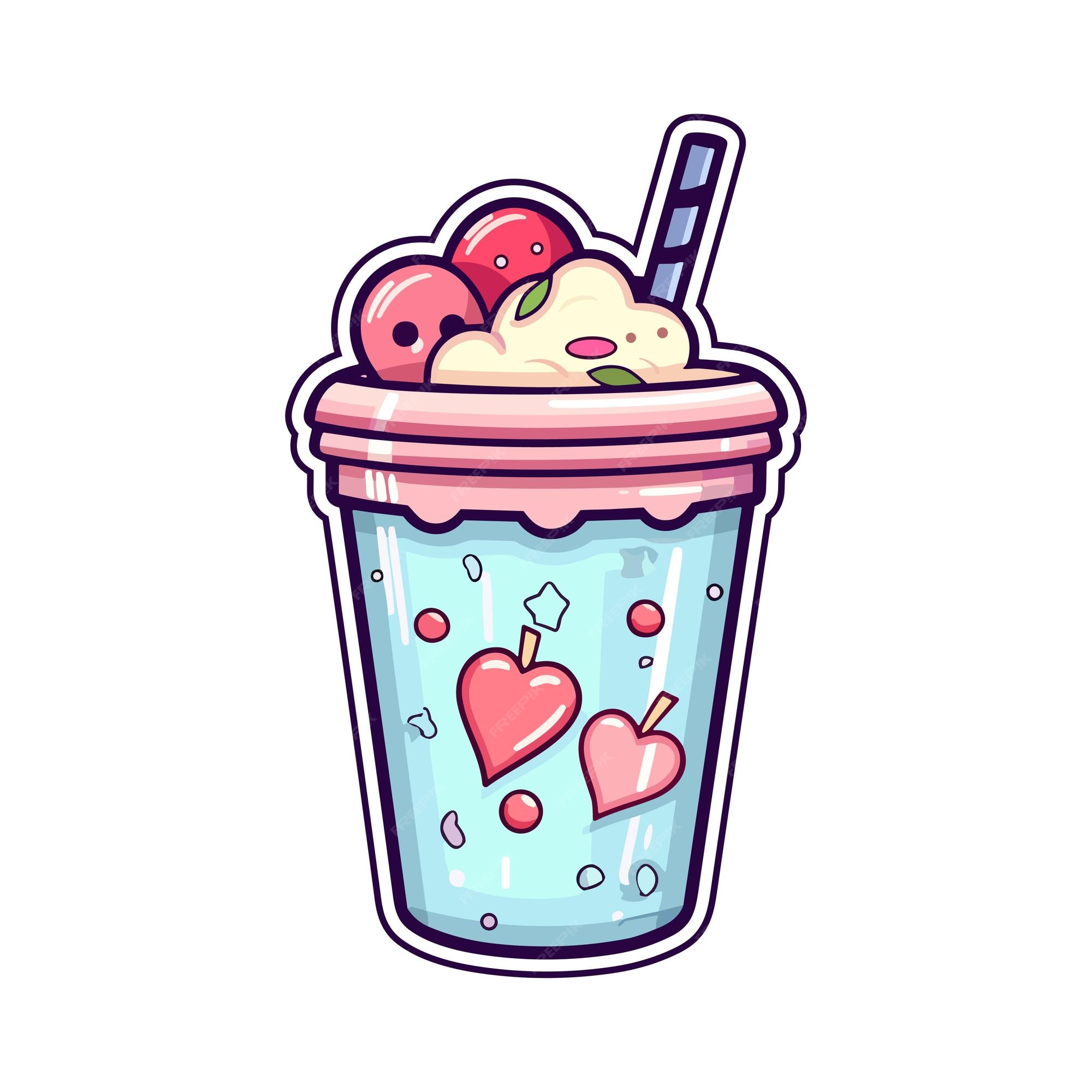 kawaii milk shake