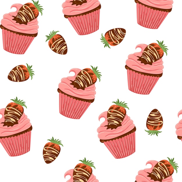 Vector 0231_muffin_pattern