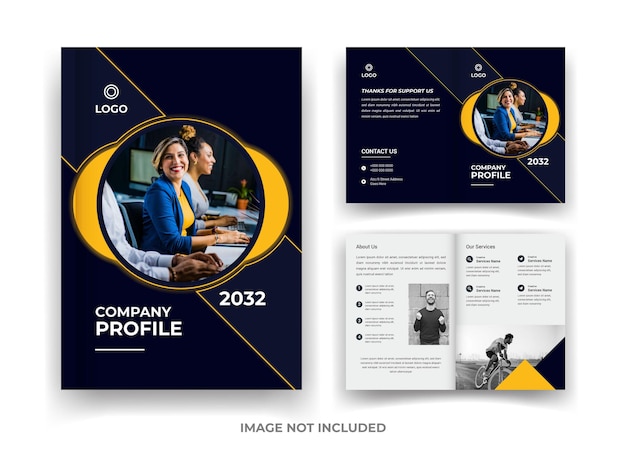 04 pagina business brochure design e report annuale e modello di rivista