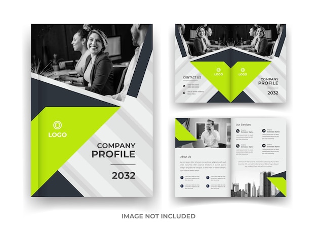 04 Page Business Brochure Design and annual report and magazine Template