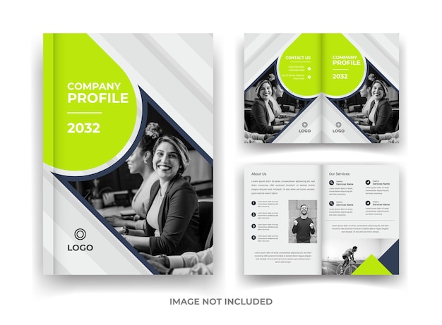 04 Page Business Brochure Design en jaarverslag en tijdschriftsjabloon