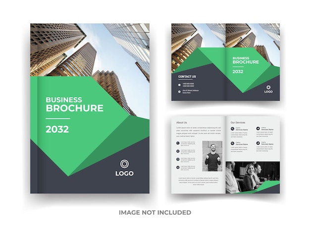 04 Page Business Brochure Design en jaarverslag en tijdschriftsjabloon