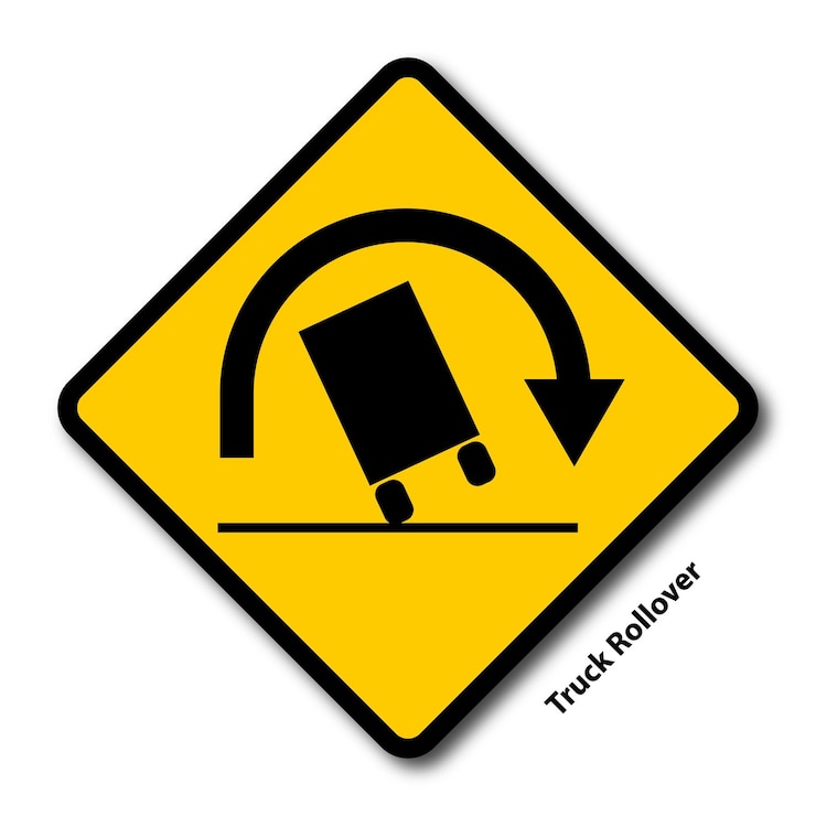 Vector 074__truck rollover