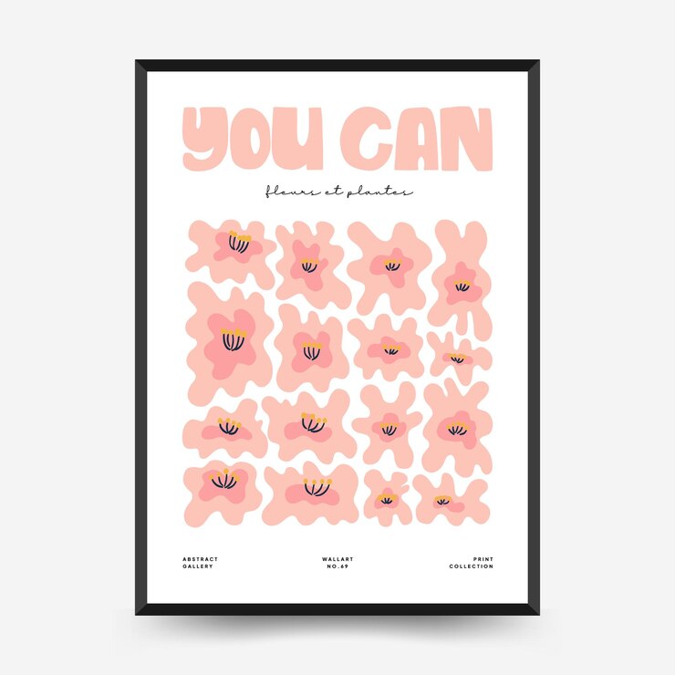 Vector 07newfloral2modernposter