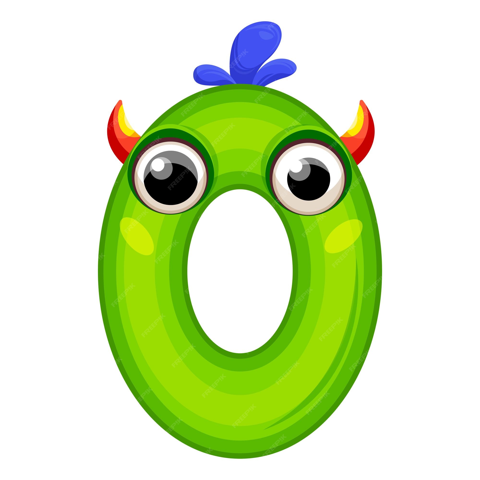 Premium Vector | 0funny monsters colorful numbers cute fantasy aliens in the shape of numerals cartoon numbers from 0 to 9 icons are made in the form of human figures with big Premium Vector | 0funny monsters colorful numbers cute fantasy aliens in the shape of numerals cartoon numbers from 0 to 9 icons are made in the form of human figures with big