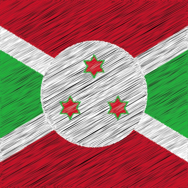 1 juli burundi onafhankelijkheidsdag vlagontwerp