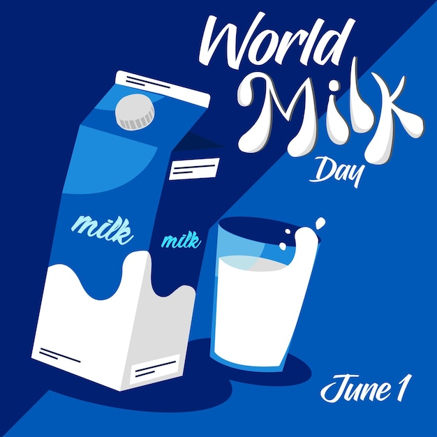 1 juni Milk Day Posts Design