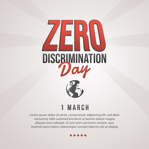 1 march zero discrimination day celebration