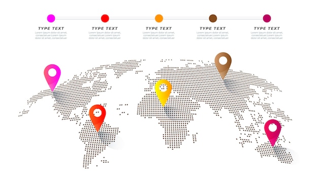 1 world map infographic