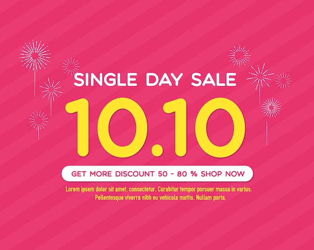 10.10 mega sale day template