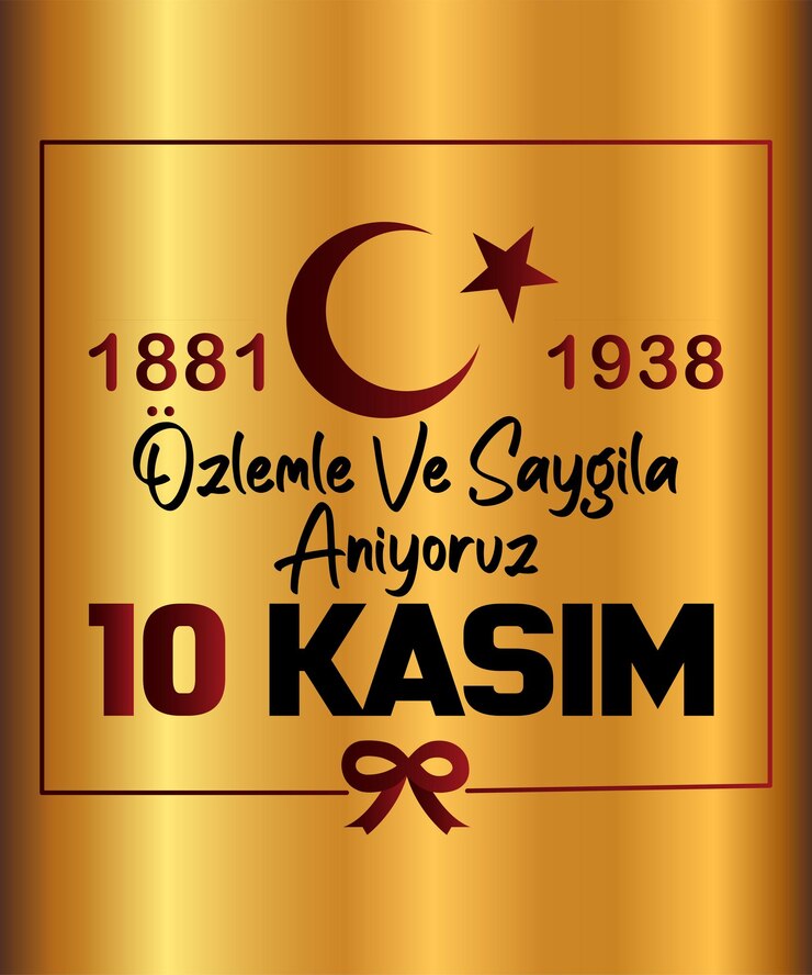 Premium Vector 10 kasim memory day
