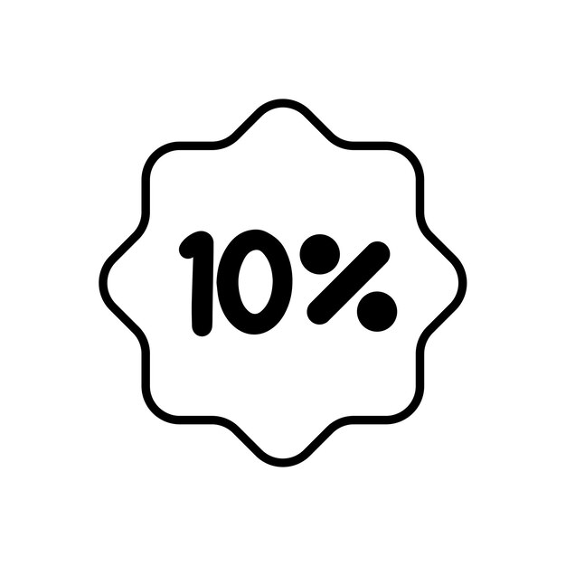 10 Percent Icon