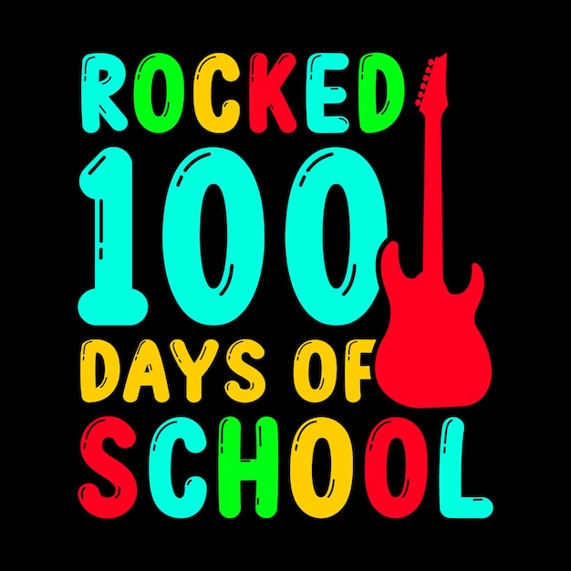 100 dagen school t-shirtontwerp