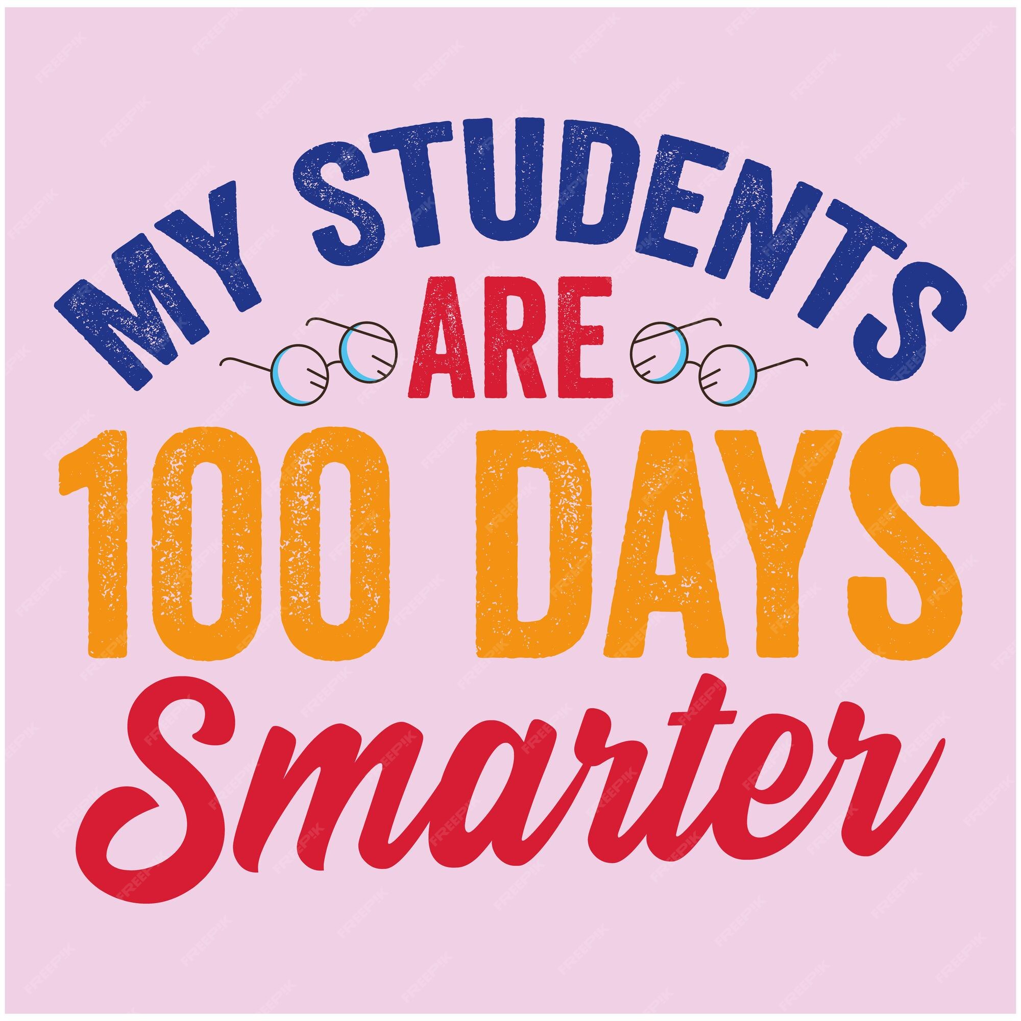 Premium Vector 100 day of school svg tshirt design,retro 100 day of