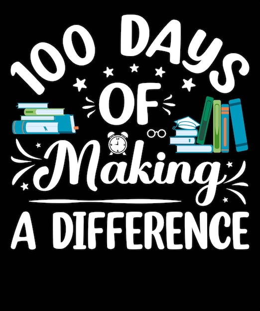 100 days of making a difference design