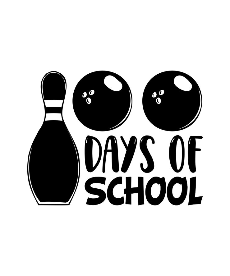 100일 학교 그래픽 디자인: 볼링 터