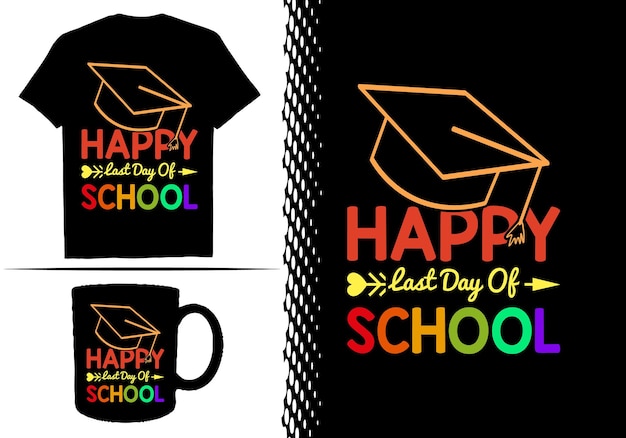 Vector 100 days of school t shirt design with school elements or hand drawn back to school typography shirt