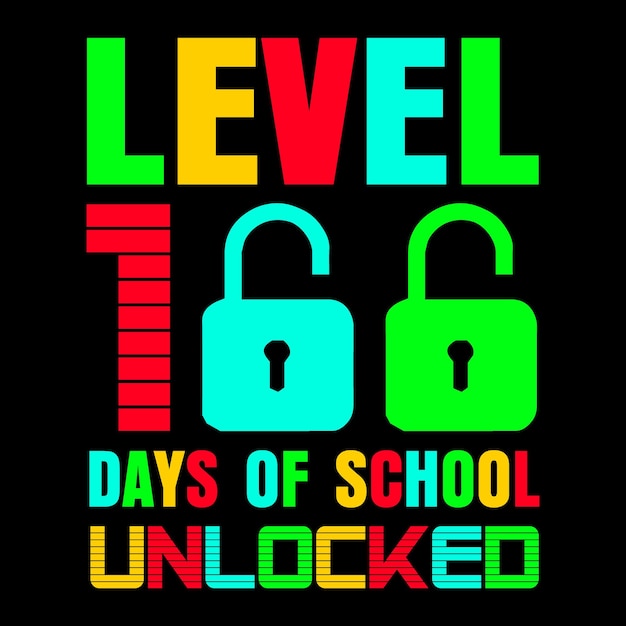 100 Days of School TShirt Design