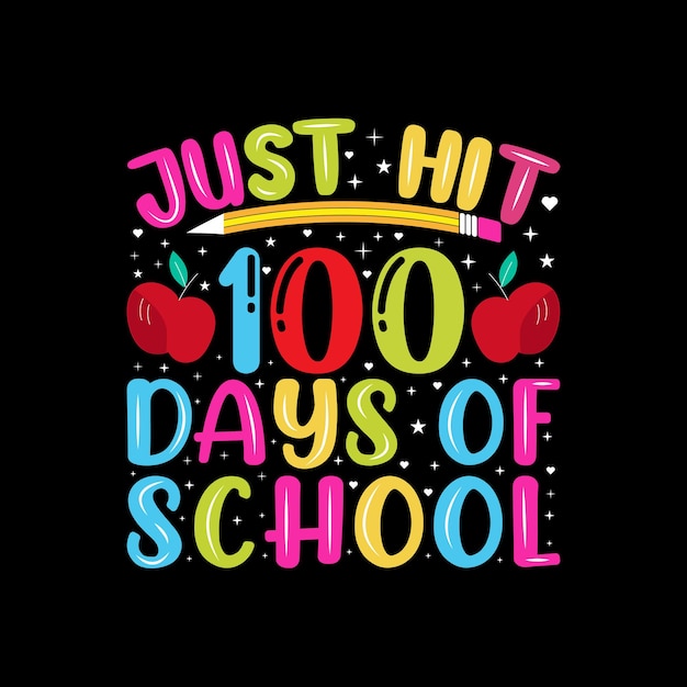 100일간의 학교 티셔츠 디자인