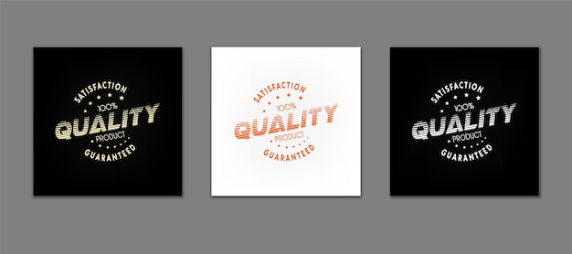 100 guaranteed quality product stamp logo design