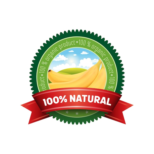 100 banana naturale